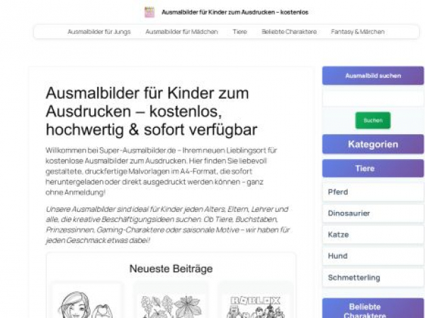 super-ausmalbilder.de